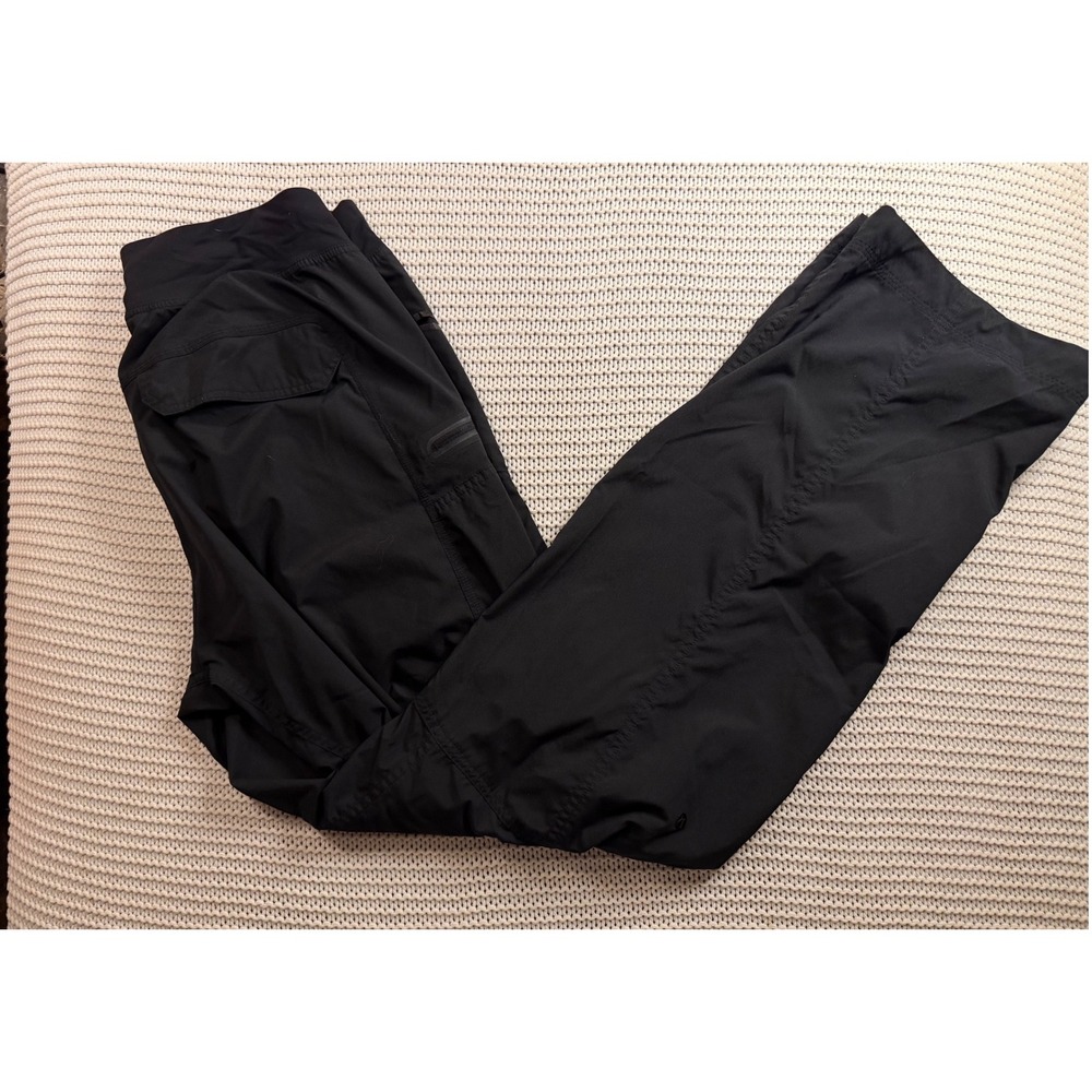 Lululemon Athletica Mens Black Track Pants Large Lightweight Athletic Training